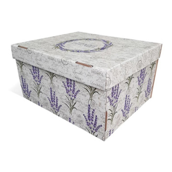 яяяКоробка д/хранения картон 320x260x170мм "Лаванда" Д20104.0010 *1/20
