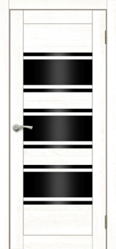 Дверное полотно остекленное BROZEX-WOOD Comfort-15, 2000х700х36 мм, дуб пломбир 3D