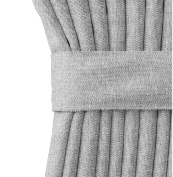 Штора рогожка 165*270см пепельно-серый Волшебная ночь *1/4