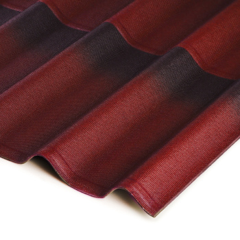 Черепица Ондулин 1950х960х3.3 мм, 1.9 м², красный