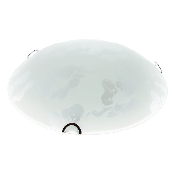 Светильник настенно-потолочный стекло FX3036/12''  Е27 60Вт (h=90, диам 300 ) 8кв.м.    VERNER