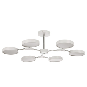 Люстра 13246-4.3-06 Белый+Хром LED 3000-4200-6000К S=20м2 *1