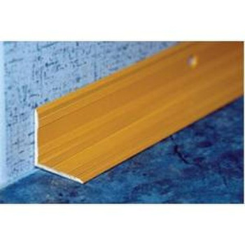 Порог-угол внутренний 20х20х1800 мм Лука ПУ 05-1, серебро люкс