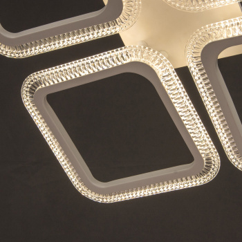 Люстра 09838-0.3-04 WH LED 3000-6200К ПДУ S=16м2 *1