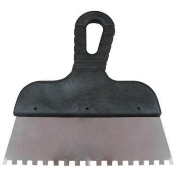 Шпатель малярный зубчат. 200мм зуб 10*10 "Korvus" (арт.1205116) *1/12