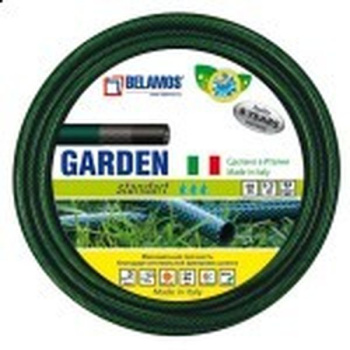 Шланг поливочный 25 м Belamos Garden Luxe, пластик, 3/4", армированный, зеленый Шланг поливочный 25 м Belamos Garden Luxe, пластик, 3/4", армированный, зеленый