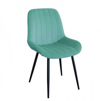 Стул FORPOST Мартин Лайт, 52x89x40 см, велюр конфетти аквамарин, голубой