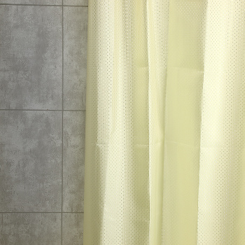 Штора для ванной V-line Бриллиант, 180х180 см, полиэстер, слоновая кость