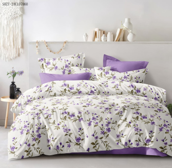 Постельное белье евро бязь Орхидея 6822, наволочки 70*70см - 2шт *1