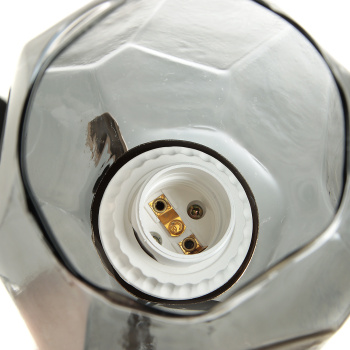 Люстра N4202/2 COFFEE+FGD 2*40W E27 (L=600; w-600; h-230) VERNER LIGHTING *1