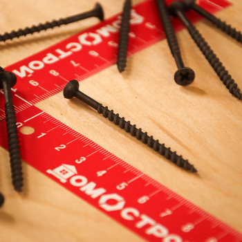 Саморезы по дереву BROZEX пакет 3,9*65 крупная резьба (15шт) *10/100