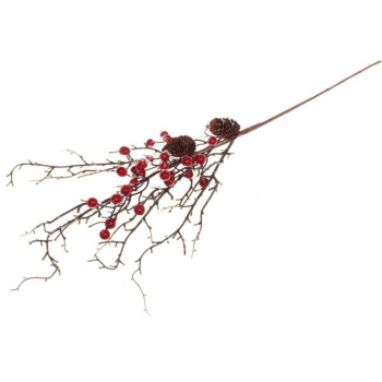 Ветка хвойная Заснеженный сад , 80 см