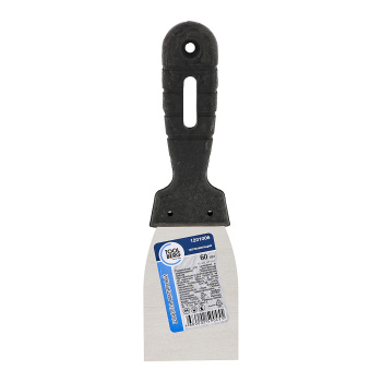 Шпатель нерж.сталь 60мм пластм.ручка Toolberg (арт.1201006) *1/80/400