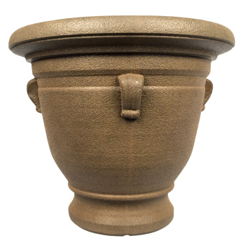Кашпо пластм. "Campana" эффект "камня" 50л d верха 480мм h470мм Свет. терракот 701-11Е(Tek.A.Tek)*1