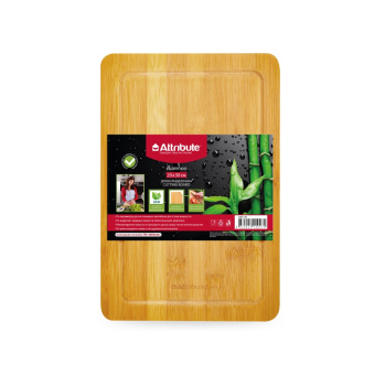 Доска разделочная дерев. (бамбук) 300х200мм, толщ.10мм арт.ABX151 "Bamboo" *1/12