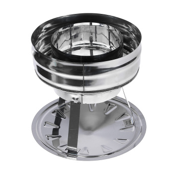 Оголовок 150х220 нерж./нерж., 0,5мм 0,5мм AISI 430 тип-2 *1