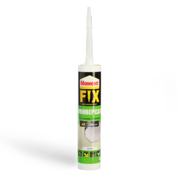 Жидкие гвозди 380 г Момент Монтаж ФИКС Универсал, белый