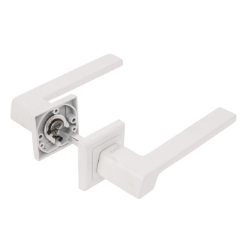 Ручка раздельная НОРА-М 111К Al, белый