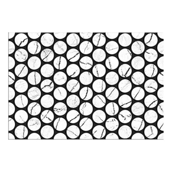 Плитка 40х27.5 см настенная 1.65 м² Керамин Помпеи, черно-белый