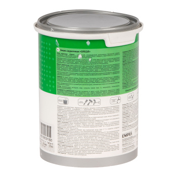 Эмаль акриловая белая матовая 1,1 кг Ореол *1/6/288