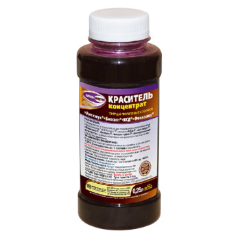 Краситель-концентрат для пропиточных составов 0,25 л WOODMASTER *1/12/1680 Краситель-концентрат для пропиточных составов 0,25 л WOODMASTER *1/12/1680