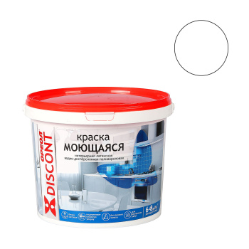Краска латексная для стен и потолков 6,5 кг Дисконт Ореол моющаяся*1/2/70