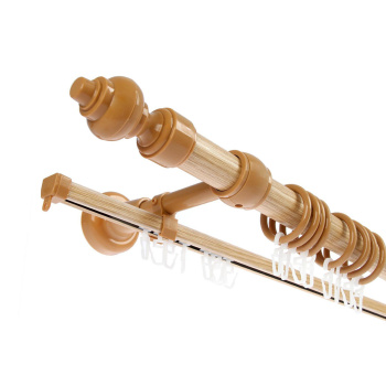 Карниз круглый d28мм Светлый дуб + U-шина 2,0 Магеллан *5