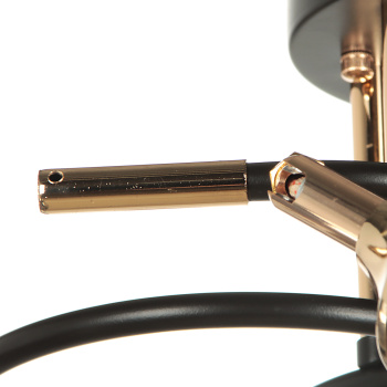 Люстра N4202/5 COFFEE+FGD 5*40W E27 (d-670; h-310) VERNER LIGHTING *1