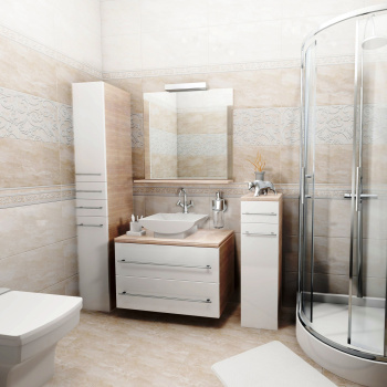 Плитка 60х30 см настенная 1.62 м² Vinchi Богемия, светло-бежевый