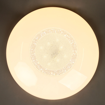 Светильник светодиодный акриловый 600мм 120W 8285/60W*2 LED 3 реж пульт S=30м2 VERNER LIGHTING