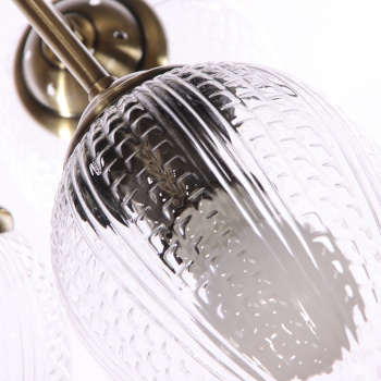 Люстра N5121/4 АВ Е27 4*40Вт ( h=325; d=560)  VERNER LIGHTING *1